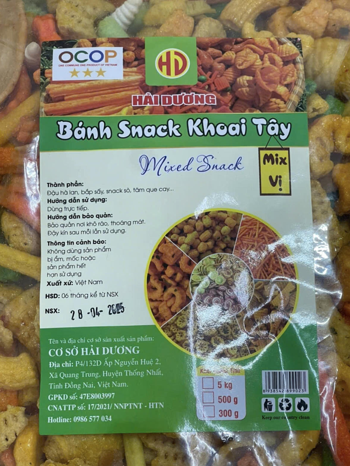 Snack Hải Dương 500g